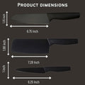 3-Piece Black Knife Set