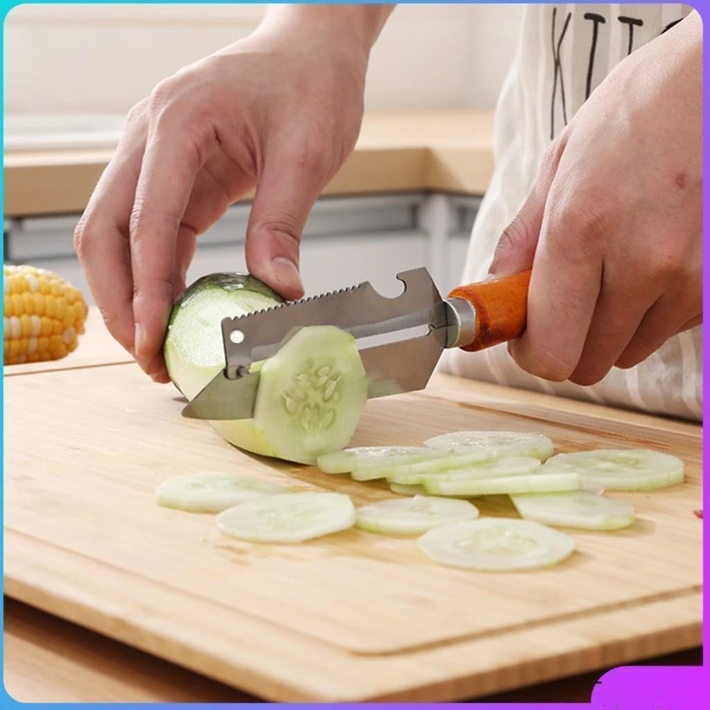3-in-1 Wooden Peeler