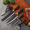 6-Piece Black Knife Set