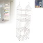 MULTIPURPOSE 5 LAYER FOLDING CLOTHES STORAGE RACKS||CLOSET FOR STUDENTS WARDROBE SHELVES SOCKS, SCARF, T-SHIRT, ETC||HANGING ORGANIZER STORAGE HOLDERS & RACKS