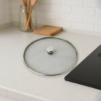 Large Stainless Steel Mesh Net Cover 1 Pc Splatter Screen for Frying Pans, Cooking Food Protection - Image 2