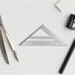 Aluminum Alloy Rafter Square (7-Inch) ? Double Side Scale Triangle Measurement Tool - Image 3