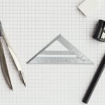 Aluminum Alloy Rafter Square (7-Inch) ? Double Side Scale Triangle Measurement Tool