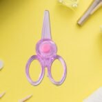 Single Child-Safe Plastic Scissor ?Safety Crafting Tool for Kids (Random Color) - Image 2