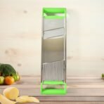 Stainless Steel 2-in-1 Vegetable Slicer ?Dual s for Slicing & Julienne Cutting, Durable and Easy to Use - Image 4