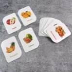 32-Piece Fruit Flashcard Set ?Educational Learning Cards for Toddlers, Preschool & Kindergarten | Colorful Picture & Word Recognition Cards for Early Childhood Development - Image 2