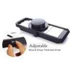 Adjustable Plastic Slicer, 1-Piece, Black / Silver - Image 3