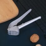 GARLIC PRESS ALL ALUMINUM EASY TO USE WITH LIGHT WEIGHT WITHOUT DIFFICULTY COOKING BAKING, KITCHEN TOOL, DISHWAHER SAFE - Image 2