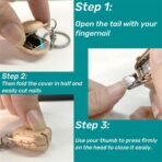 Keychain Nail Clipper Small Nail Clippers Multicolor (1 Pc) - Image 4