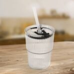 450 ML Transparent Plastic Cup Clear Reusable Drinking Glass for Juice, Water, Cold Beverages Durable Plastic Tumbler for Home, Parties, Events - Image 3