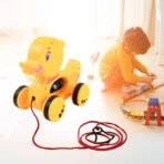 Pull Along Toy Colorful Developmental Toy for 1-Year-Old Girls Boys with Fun Movement Design - Image 2