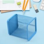 Metal Mesh Pen Holder (1 Pc) ?Durable Office Desk Organizer for Stationery - Image 2