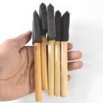 Multipurpose Sponge Brush Set (5 Pcs) with Wooden Handles ?Foam Paint Applicator - Image 5
