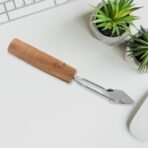 Wooden Handle Metal Vegetable Cutter, Peeler, Slicer - Image 4