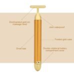 Energy Face Massager Gold-Plated Tool for Improved Circulation, Skin Rejuvenation, and Stress Relief - Image 2