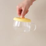 Cup Mug Lid Dust Proof Silicone Rubber Airtight Seal (Cup Spoon Not Included Only Lid/ Pc) - Image 4