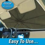 Foldable Car Windshield Sunshade for Heat & UV Protection ?Compact Sun Blocker for Front Windshield (1 Pc) - Image 3