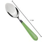 STAINLESS STEEL SPOON WITH COMFORTABLE GRIP DINING SPOON SET OF PCS - Image 3
