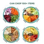 2IN1 MANUAL FOOD CHOPPER, COMPACT POWERFUL HAND HELD VEGETABLE CHOPPER (1000Ml) - Image 3