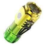USB Chargeable Mini LED Flashlight Torch Light (1 Pc)