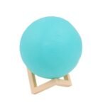 Moon Night Lamp Blue Color with Plastic Stand (15 x12 Cm 1 Pc)