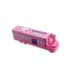 Double Decker Magic Truck Pencil Case ?Multi-Level Metal Compass Box with Movable Wheels, Fun Stationery for Kids (Mix Designs)