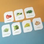 childkraft 32-Piece Educational Vegetable Flash Cards Set - Image 3