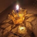 Magical Reflection Diya Set with Attractive Design Cup Set Of 12 Pieces - Image 2