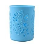 Plastic Mesh Pen Holder Office Desk Organizer ?Single Black Pen Stand