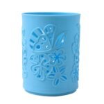 Plastic Mesh Pen Holder Office Desk Organizer ?Single Black Pen Stand