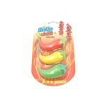3D Chili Shape Erasers Colorful Mini Novelty Set for children (3 Pcs Set) - Image 4