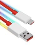 Unique Type Dash Charging USB Cable for Fast Charging Data Transfer (Red, Meter) - Image 4