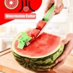 Stainless Steel Watermelon Cutter Windmill Slicer & Peeler ? Easy-to-Use Kitchen Tool for Effortless Fruit Slicing and Preparation at Home - Image 3