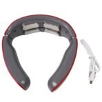 4 Heads Smart Electric Neck and Back Pulse Massager (1 Pc Mix Design)
