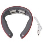 4 Heads Smart Electric Neck and Back Pulse Massager (1 Pc Mix Design)