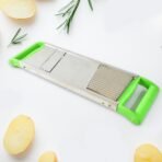 Stainless Steel 2-in-1 Vegetable Slicer ?Dual s for Slicing & Julienne Cutting, Durable and Easy to Use - Image 3