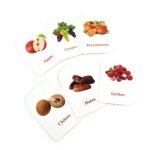 32-Piece Fruit Flashcard Set ?Educational Learning Cards for Toddlers, Preschool & Kindergarten | Colorful Picture & Word Recognition Cards for Early Childhood Development