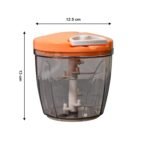 2IN1 MANUAL FOOD CHOPPER, COMPACT POWERFUL HAND HELD VEGETABLE CHOPPER (1000Ml) - Image 2