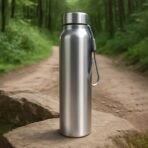 Stainless Steel Single Wall Drink Water Bottle (1000 ML) - Image 3