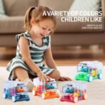 Transparent Musical Mini School Bus Toy for Kids - Image 3