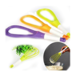 Plastic Whisk Mixer  Versatile Balloon Whisk for Milk, Coffee, Eggs, and Juice Mixing with Effortless Performance