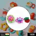 AT39 3Pc Rattles Baby Toy and game for kids and babies for playing and enjoying purposes. - Image 2