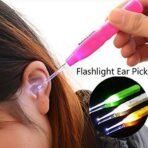 LED Flashlight Earpick with Tweezer Safe Precise Ear Wax Removal Tool with Light for children Adults - Image 3