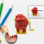 Teddy Shaped Pencil Sharpener Machine ?Hardiness Steel Cutter & Removable Tray ?Kids Return Gift - Image 2