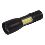 LED USB Rechargeable Mini Flashlight ? Ultra-Bright Zoom & COB Side Lantern, Tactical Emergency Light