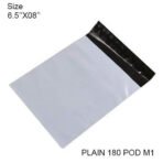 Tamper Proof Courier Bags (6.5 x 8 Inches) | 100 Pcs | Heavy Duty Plain Polythene Mailers with POD Jacket | E-commerce Shipping - Image 3
