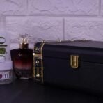 Jewelry Box Organizer for Women ? Luxury  Storage Box , Lockable Display Case for Rings, Necklaces, Watches & Accessories Availabel in Black, Red,Pink,Golde ,White (Black) - Image 5