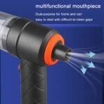 Vacuum Cleaner Dust Collection 2 in 1 Car High-Power Handheld Wireless Home Car Dual-use Portable USB Rechargeable Mini Car Vacuum for Vehicle, Home and Offic - Image 4