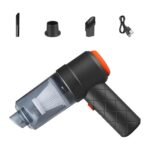 Vacuum Cleaner Dust Collection 2 in 1 Car High-Power Handheld Wireless Home Car Dual-use Portable USB Rechargeable Mini Car Vacuum for Vehicle, Home and Offic