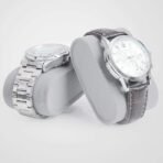 Presents Luxury Watch Box for Men & Women ? Lockable Leather Watch Organizer with Glass Lid, Soft Velvet Cushions, Premium Display & Storage Case for Watches -6 Slot Box (Black) - Image 5